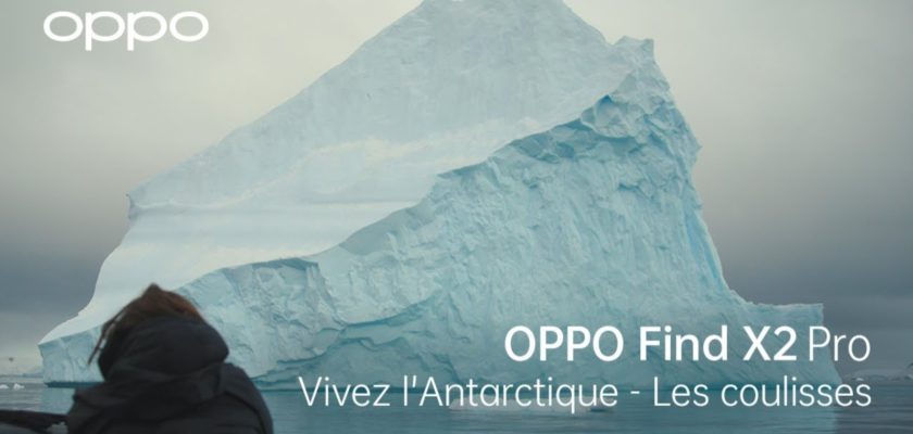 Oppo Find X2 Pro et National Geographic antarctique